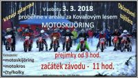 Motoskijöring Kozlovice 3. 3. 2018